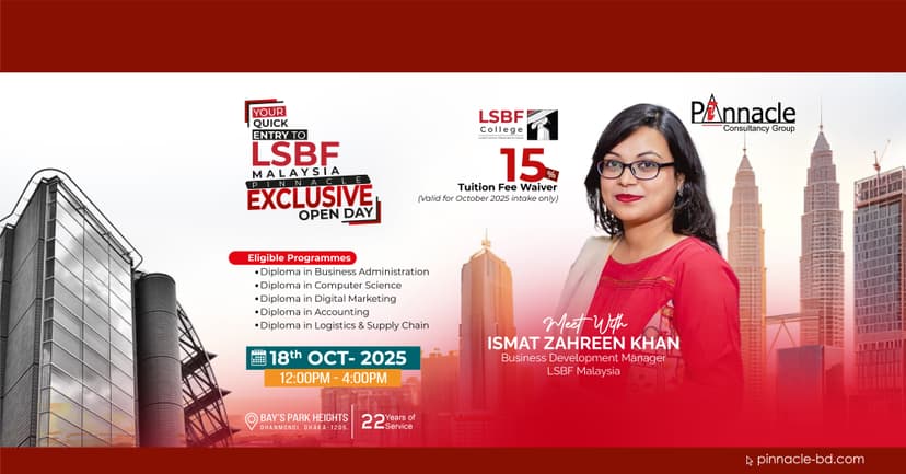 Quick Entry to LSBF Malaysia; Pinnacle Exclusive Open Day